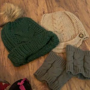 Winter hats and scarfs